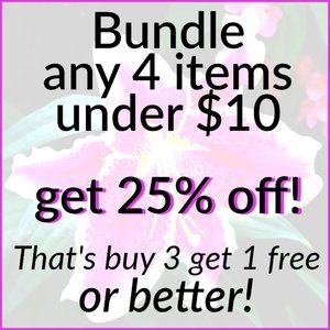 Buy four under $10, get 25% off!